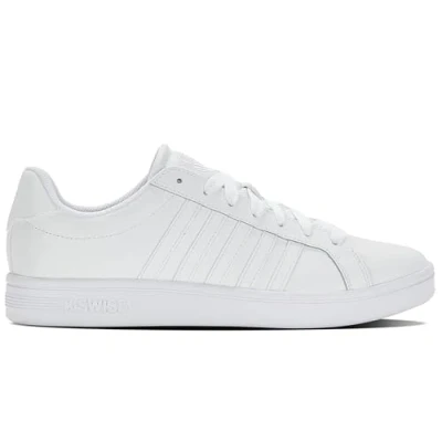 Afbeelding van K SWISS Court Tiebreak Sneakers laag, Heren, Maat: 46, White Leer en textiel