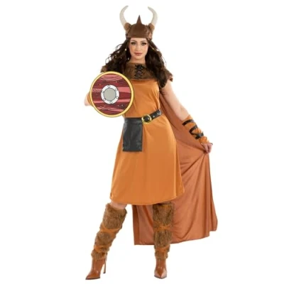 Afbeelding van Fun Shack Vikingkostuum voor dames, carnavalskostuum, maat S