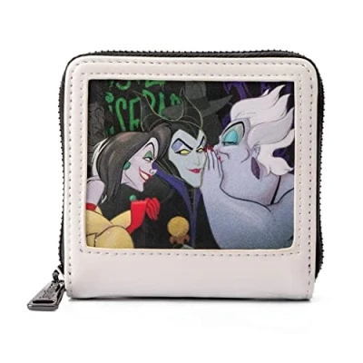 Afbeelding van Loungefly Disney Villains Club Polaroid portemonnee met ritssluiting, Eén maat, club, One Size, portemonnee, ritssluiting