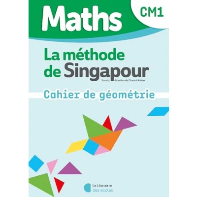 Afbeelding van MATHS DE SINGAPOUR MON CAHIER GEOMETRIE CM1