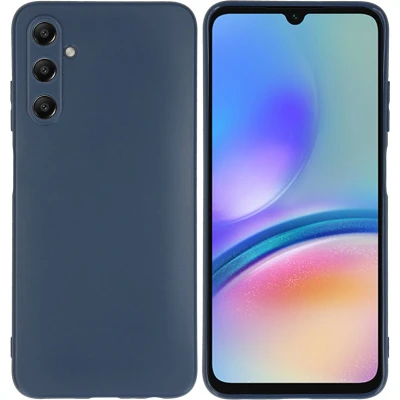 Afbeelding van imoshion Hoesje Geschikt voor Samsung Galaxy A05s Color Backcover Donkerblauw