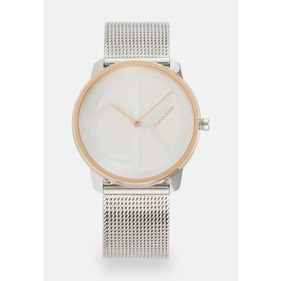 Afbeelding van Calvin Klein Ladies Horloge silvercoloured/rose, Dames, Maat: One Size, Silver coloured/rose