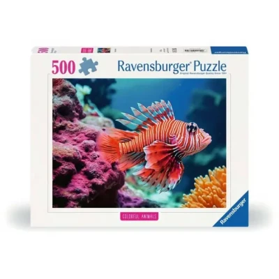 Afbeelding van Ravensburger puzzel 12001334, kleurrijke dieren rood 500 stukjes voor volwassenen en kinderen vanaf 12 jaar: