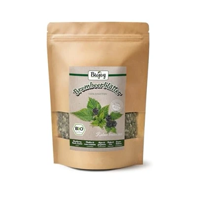 Afbeelding van Biojoy Biologische bosbessenbladeren (100 g), gedroogd en gesneden, voor thee infusie (Rubus fruticosus)