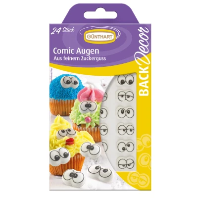Afbeelding van Günthart Suikerfiguren Oogjes Assortiment 24st.