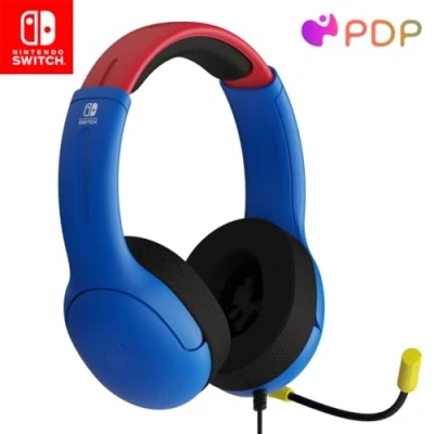 Image de Casque filaire Pdp AIRLITE Mario Dash pour Nintendo Switch/Nintendo Switch Modèle OLED/Nintendo Lite