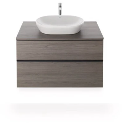 Afbeelding van Duravit D Neo opzetwastafel 60x40x12.5cm zonder kraangat keramiek Wit Minimalistisch design