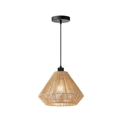 Afbeelding van LABEL51 Hanglamp Ibiza Diamond 1 Lichts 25x25x150cm Bruin
