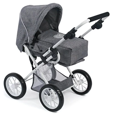 Afbeelding van BAYER CHIC 2000 Combi Poppenwagen LENI Jeans grey