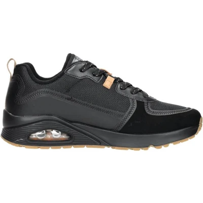 Afbeelding van Skechers Sport UNO Sneakers laag, Heren, Maat: 39, Black Imitatieleer/ textiel