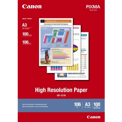 Afbeelding van Canon Hr 101n A3 / High Resolution Paper, 100 Sheets