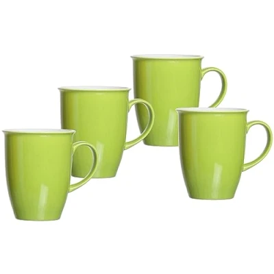 Afbeelding van Ritzenhoff &amp; Breker Set van 4 koffiekopjes Doppio porselein groen