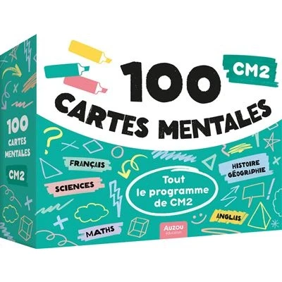 Image de 100 cartes mentales Tout le programme de CM2