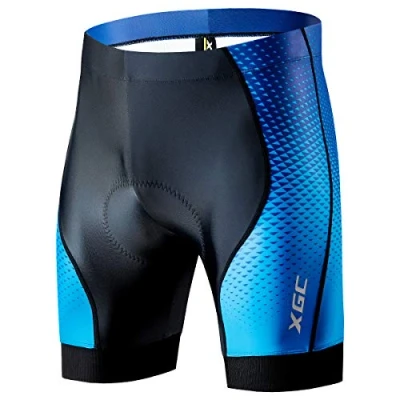 Afbeelding van XGC fietsbroek kort heren elastisch ademend 4D spons met hoge dichtheid