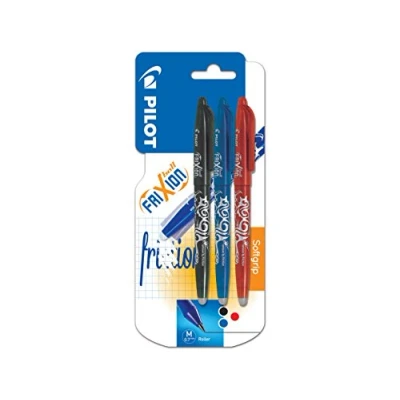 Afbeelding van Pilot roller Frixion Ball blister van 3 stuks: blauw, zwart en rood rollervulling