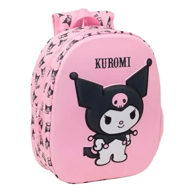 Afbeelding van Schoolrugzak Kuromi Roze 27 x 33 10 cm