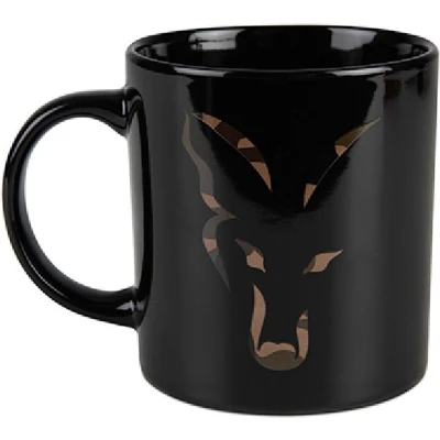 Afbeelding van Fox Black Camo Head Ceramic Mug Kampeerspullen