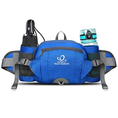 Afbeelding van Waterfly Heuptas voor wandelen, met bidonhouder, hardlooptas, geschikt kamperen, klimmen, reizen, fietsen en hondenuitlaten