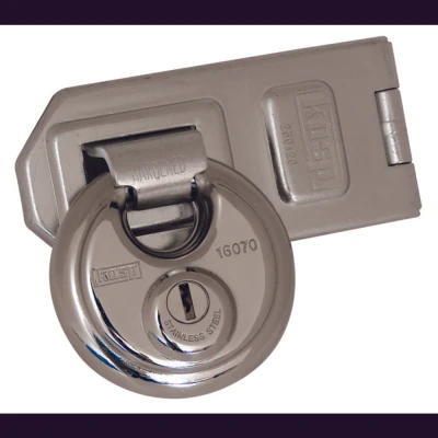 Afbeelding van Kasp K16070D260 Hangslot Verschillend sluitend Zilver Sleutelslot