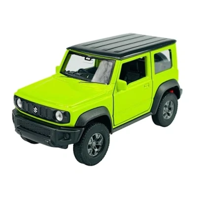 Afbeelding van Welly Suzuki Jimny Grun 1/34 1/39 metalen automodel in doos