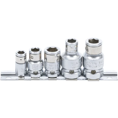 Afbeelding van BGS Set bitadapters met blokkeerkogel binnenvierkant 1/4 / 3/8 1/2 5 delig