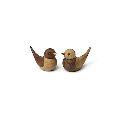 Afbeelding van Spring Copenhagen Mencke&amp;vagnby Soulmates Kleine houten vogelpaar