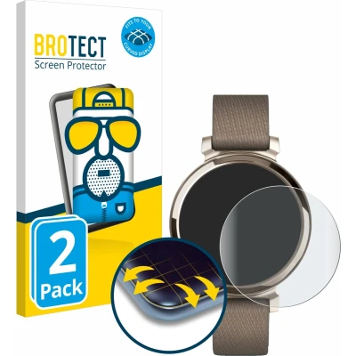 Afbeelding van BROTECT Screenprotector voor Garmin Lily 2 Folie Beschermfolie matte volledig dekking (2 Stuks)
