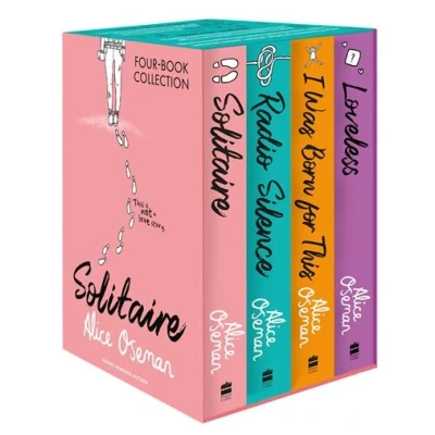 Image de Alice Oseman Four Book Collection Box Set (Solitaire, Radio Silence, I Was Born For This, Loveless)