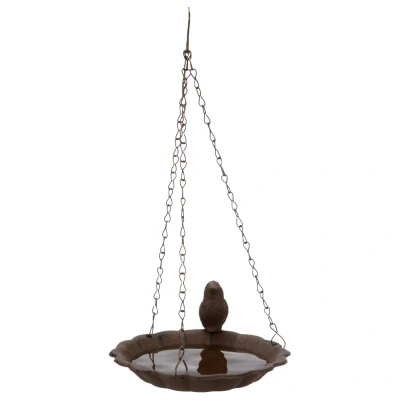 Afbeelding van Trixie vogelbad hangend gietijzer bruin 16x16 cm 250 ml