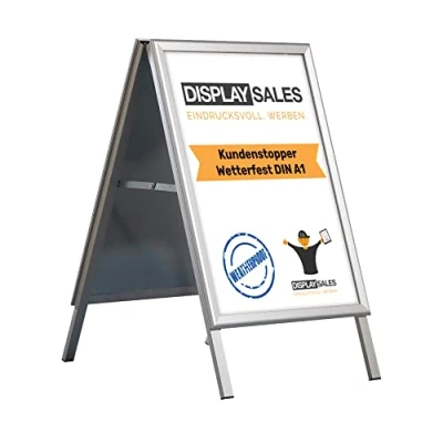 Afbeelding van DISPLAY SALES Clientblok, DIN A1, posterstandaard met 32 mm profiel, verstekhoeken