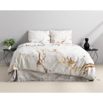 Afbeelding van Dekbedovertrek 1 Persoons 140x200 Sleeptime Satijn Wit