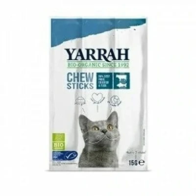 Afbeelding van Yarrah Bio Kauwstaafjes Kat Vis 3 stuks
