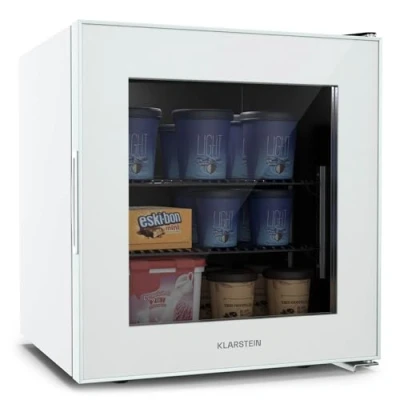 Afbeelding van Klarstein Iceage 36 Vriezer Liter inhoud EEK E 2 Schappen Thermostaat Glazen front Wit