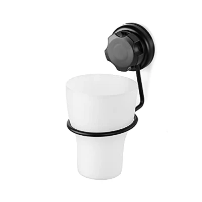 Afbeelding van Compactor Tandenborstelhouder Bestlock 15,5 Cm Rvs Zwart 2 delig