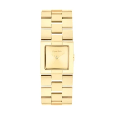 Afbeelding van Calvin Klein Meridian Horloge goldcoloured, Dames, Maat: One Size, Gold coloured