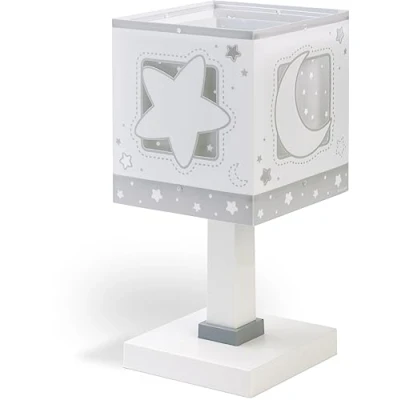 Image de Dalber lampe de table Moonlight grey 29 cm