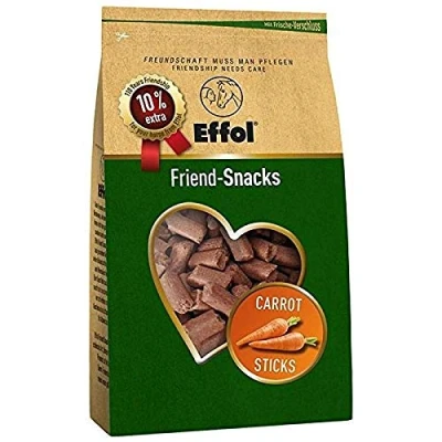 Afbeelding van Effol Friend snacks Carrot Sticks Zak 1kg