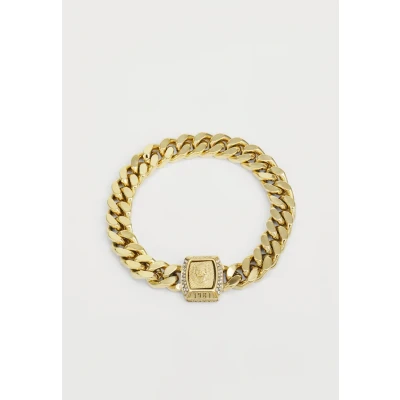 Afbeelding van Guess LION KING Armband Yellow goldcoloured, Heren, Maat: Large, gold coloured