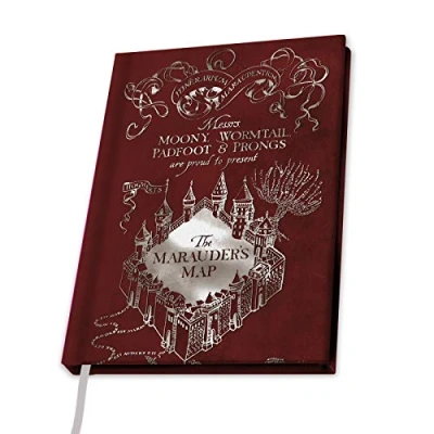 Image de HARRY POTTER NOTEBOOK A5 CARTE DU MARAUDEUR