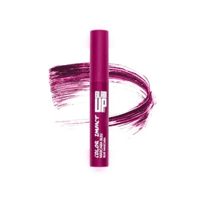 Afbeelding van Glam&#039;Up Paris Color Impact Mascara Burgundy Ultra gepigmenteerd lange houdbaarheid intense blik volume en lengte zonder verpakkingen bordeaux