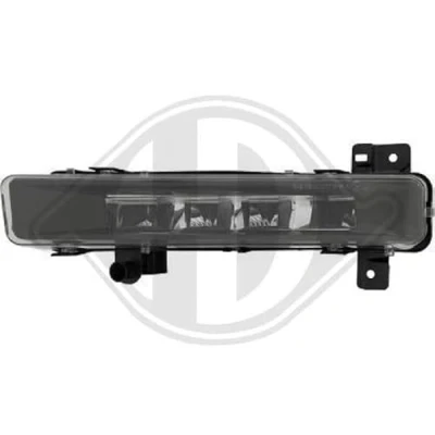 Afbeelding van DIEDERICHS 1226088 Mistlampen zwart rechts BMW: 5 Saloon