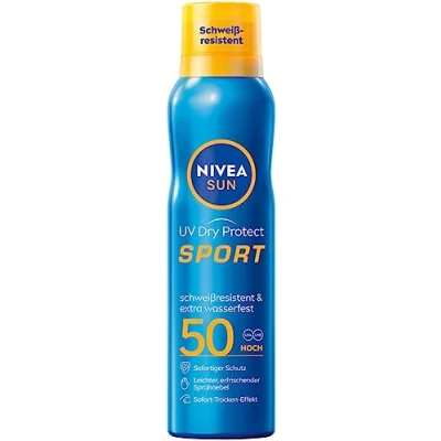 Afbeelding van NIVEA SUN Zonnespray, UV Dry Protect Sport, SPF 50, 200 ml