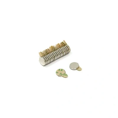 Afbeelding van N35 Easypeel zelfklevende magneet voor kunst, handwerk, modelproductie, knutselen, hobby en verpakking, 6 mm dia x 1 mm, 0,33 kg, noord, 20 stuks
