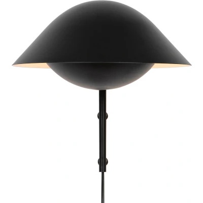 Afbeelding van Nordlux Freya wandlamp E14 zwart