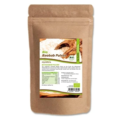 Afbeelding van Mynatura Biologisch baobabpoeder I Plantenpoeder Baobab zaden smoothie veganistisch superfood in zak (2000 g)