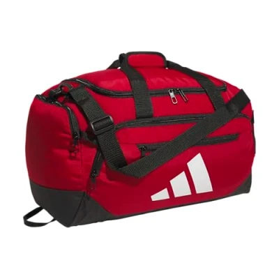 Afbeelding van adidas Defender 5 grote zeezak (100 l), Team Power Rood 2/Wit, 5.0 Sporttas, reistas, duurzame sporttas voor dames en heren