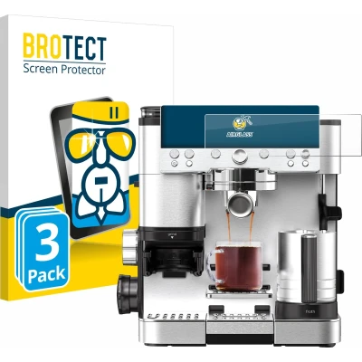 Afbeelding van BROTECT Screenprotector voor Ninja Luxe Cafe Premier Folie Beschermfolie Beschermglas transparant (3 Stuks)