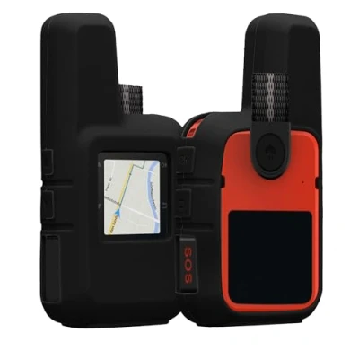 Afbeelding van kwmobile Hoesje geschikt voor Garmin inReach Mini 2 Beschermhoes handheld GPS Back cover in zwart