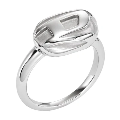 Afbeelding van Diesel Ring silvercoloured, Heren, Maat: 66, Silver coloured