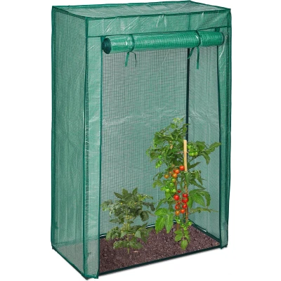 Afbeelding van Relaxdays Tomatenkas 150x100x50 cm tuinkas tomaten foliekas serre kweekkas PE